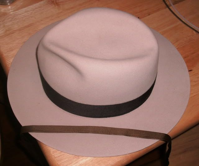 Akubra brim cut and binding. The Fedora Lounge